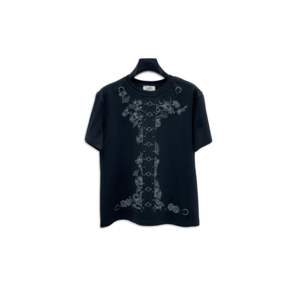 HERMES T-SHIRT WITH MAXI PRINT H6E4620DC0234